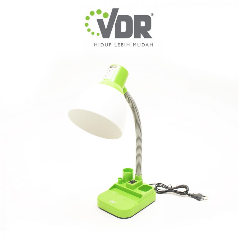 VDR V-009 Lampu Meja Belajar Leher Flexible Bohlam PLC Fleksibel Neck Desk Lamp LED