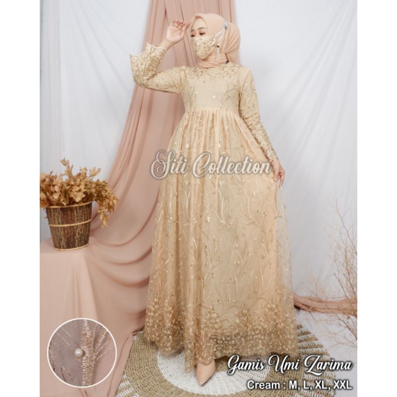 PRODUK ORIGINAL GAMIS PESTA TERBARU//GAMIS YUMNA//GAMIS TULLE MODERN//FASHION WANITA