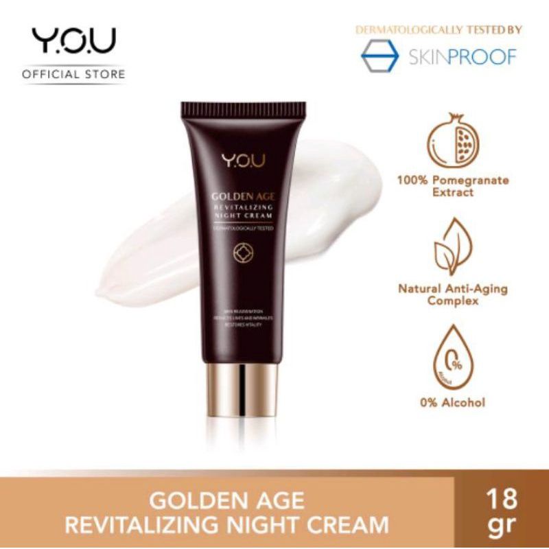 YOU Skincare Golden Age Revitalizing Night Cream By Y.O.U