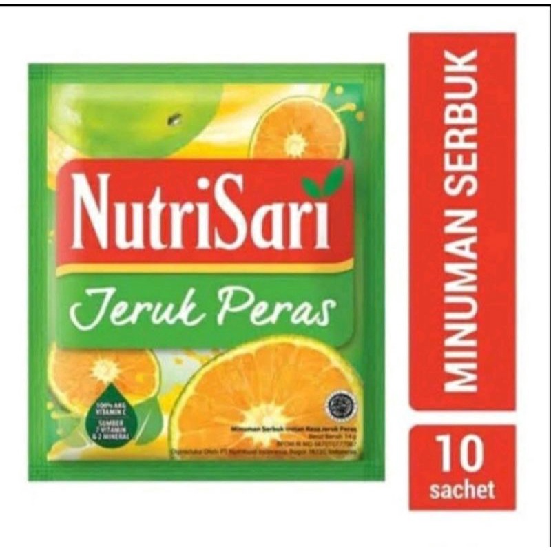 

nutrisari jeruk peras renceng isi 10