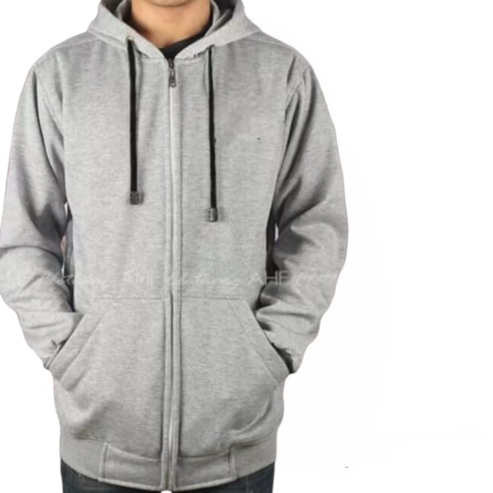 MURAH BANGET SWEATER POLOS PRIA HOODIE RESLETING JAKET BAHAN FLEECE TEBAL SIZE JUMBO M -3XL