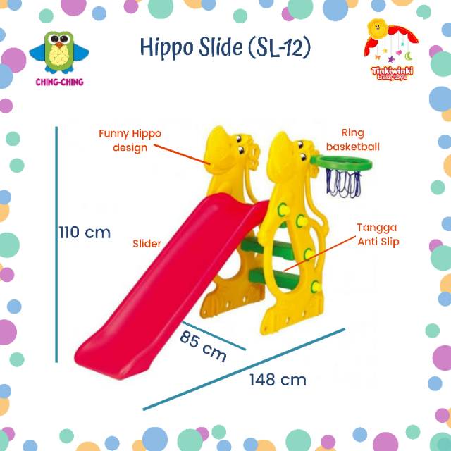 Perosotan Ching-ching Hippo Slide (SL-12)