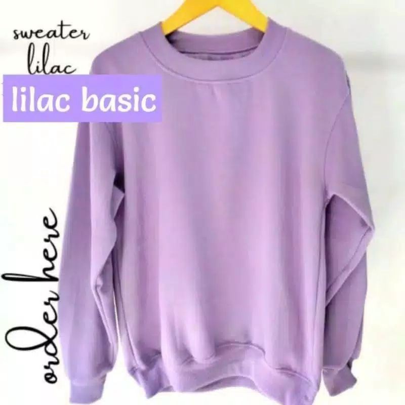 NEW COLLOR BASIC SWEATER WANITA - PRIA / SWEATER UNISEX / SWEATER POLOS