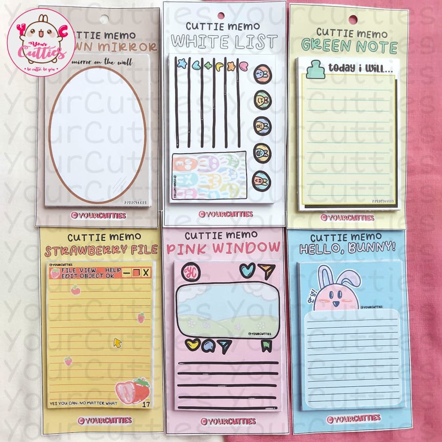 

MEMO MEMOPAD PERSEGI PANJANG LONG MOTIF