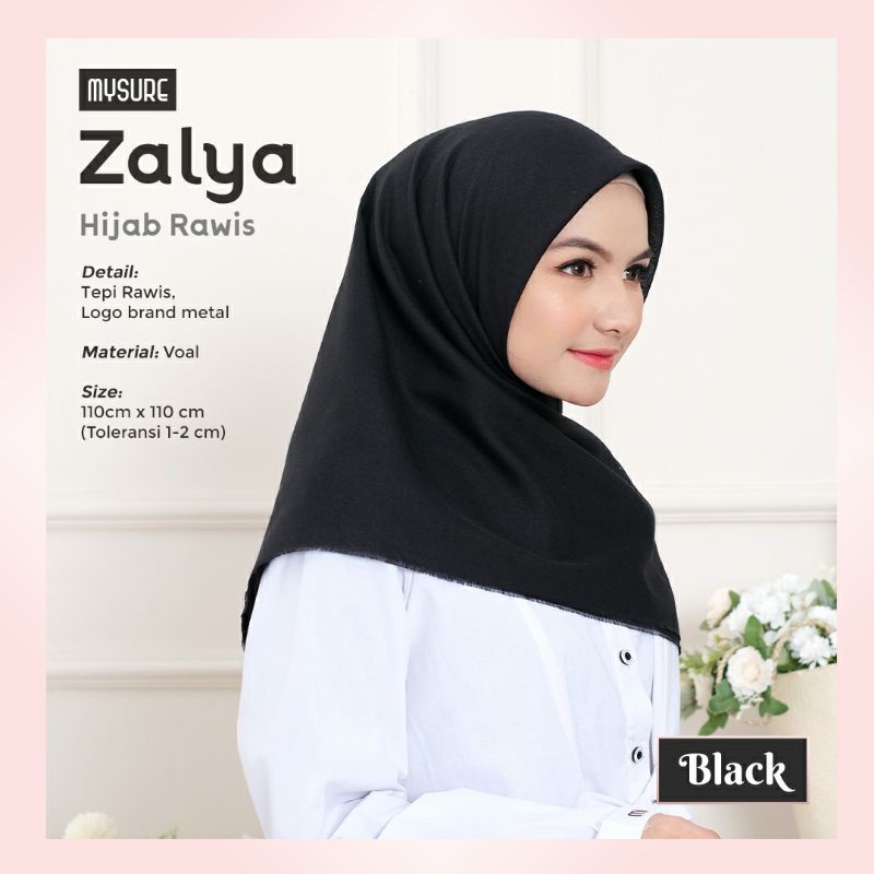 HIJAB SEGIEMPAT ZALYA HIJABRAWIS || MYSURE