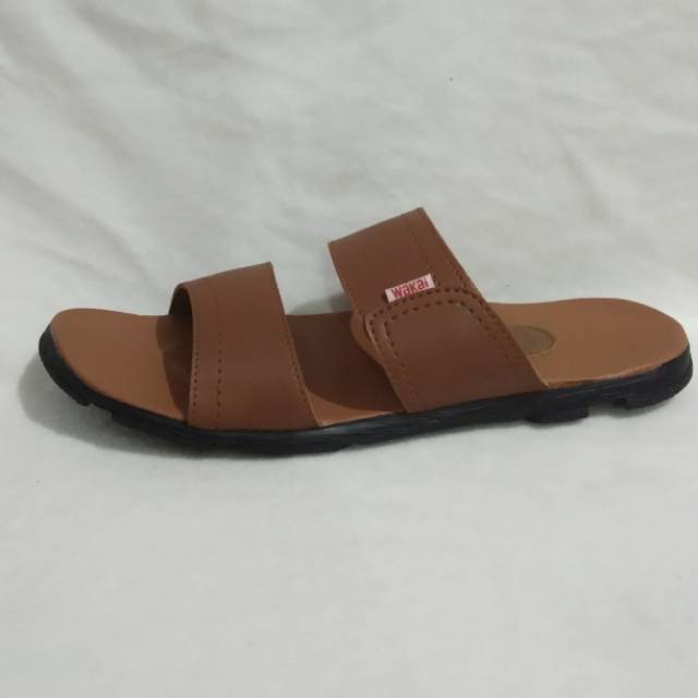 Sandal pria waka105. Sandal kulit. Sandal pria. Sandal slop