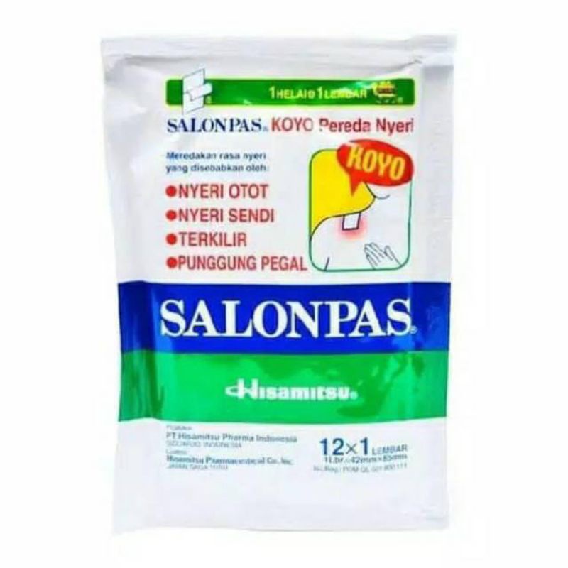 salonpas koyo pereda nyeri otot, nyeri sendi , terkilir, punggung pegal