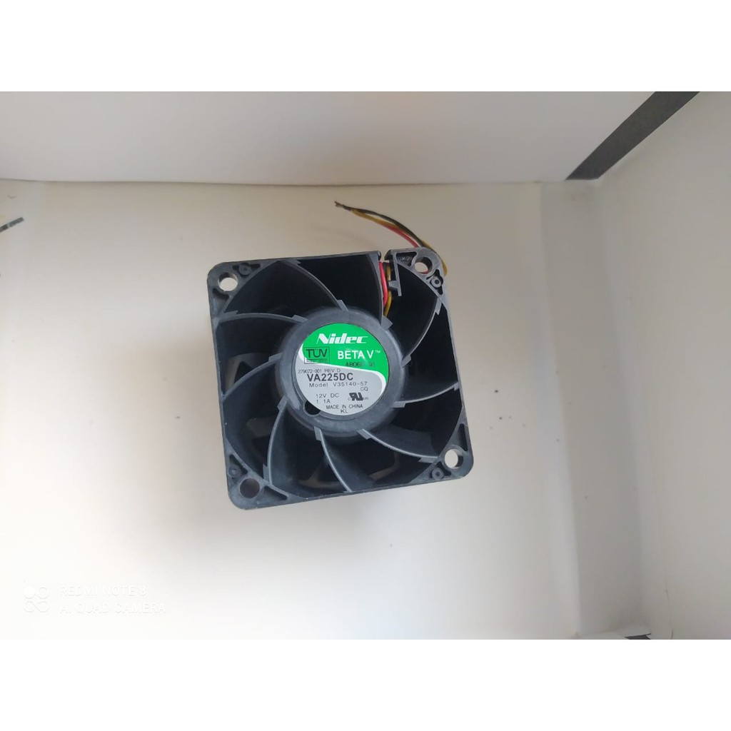 FAN 6CM NIDEC BETAV V35465-35 VA225DC DC.12V 1.0A 4WIRE CABLE