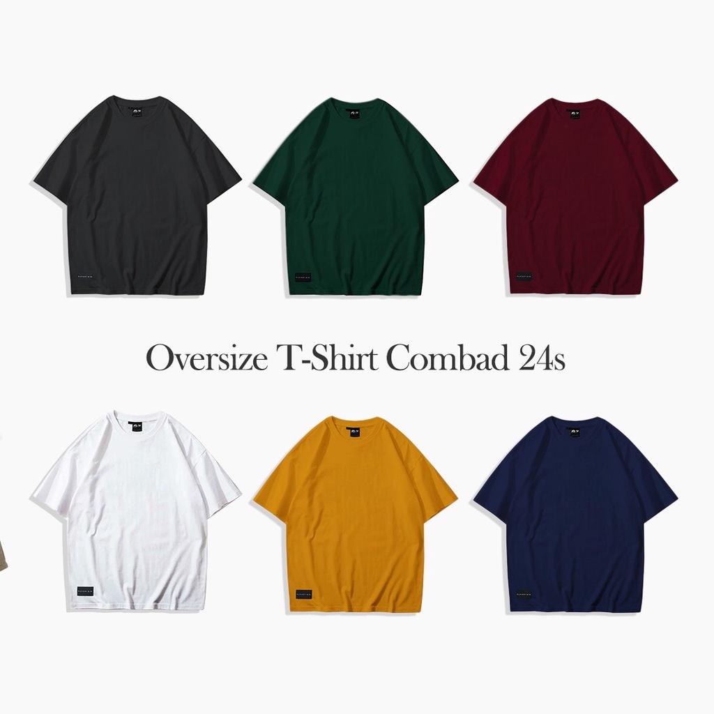 GROSIR ORIGINAL Hungry & Co. T-shirt Polos Oversized / Kaos Polos Oversized / Kaos Pria Oversized Te