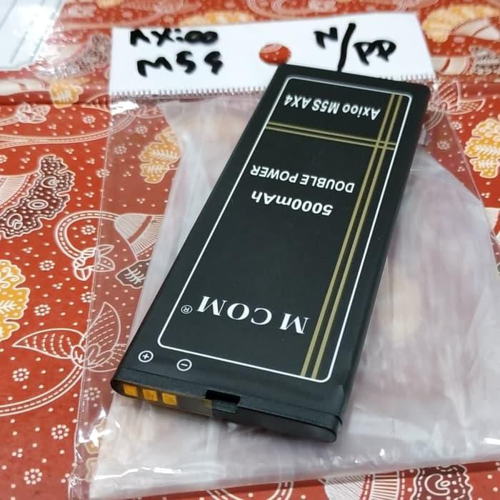 Baterai axioo AX4 M5S DOUBLE POWER battery batle batre axioo mantap