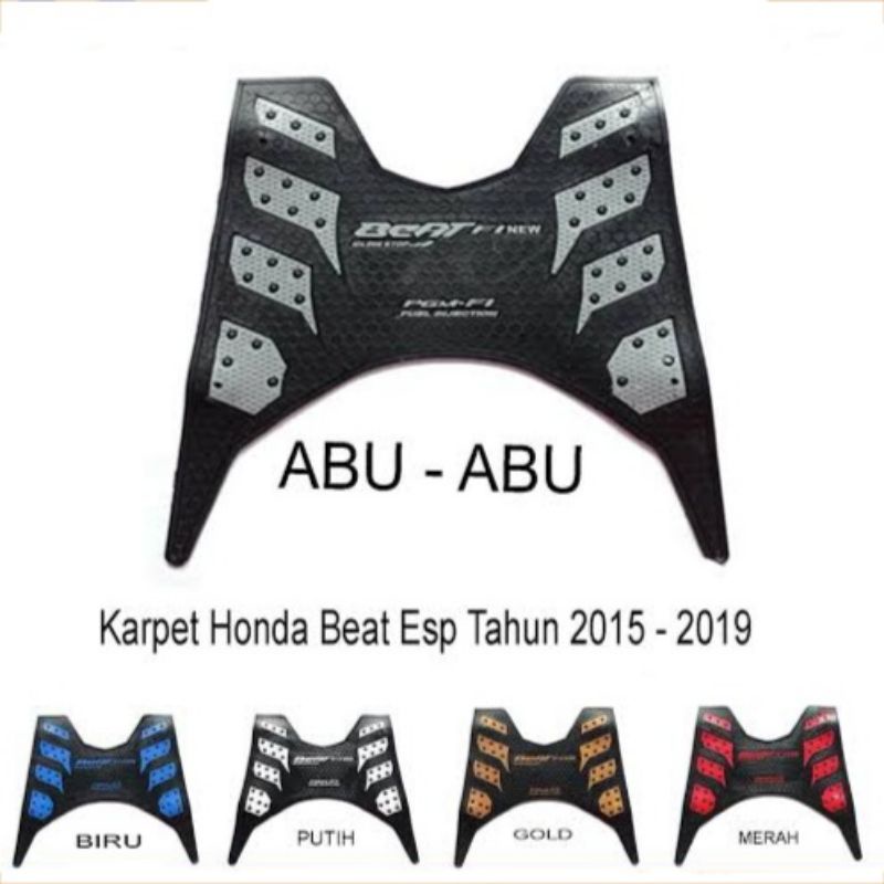 ALAS KAKI MONSTER MOTOR KARPET KARET BEAT FI ESP 2013-2019