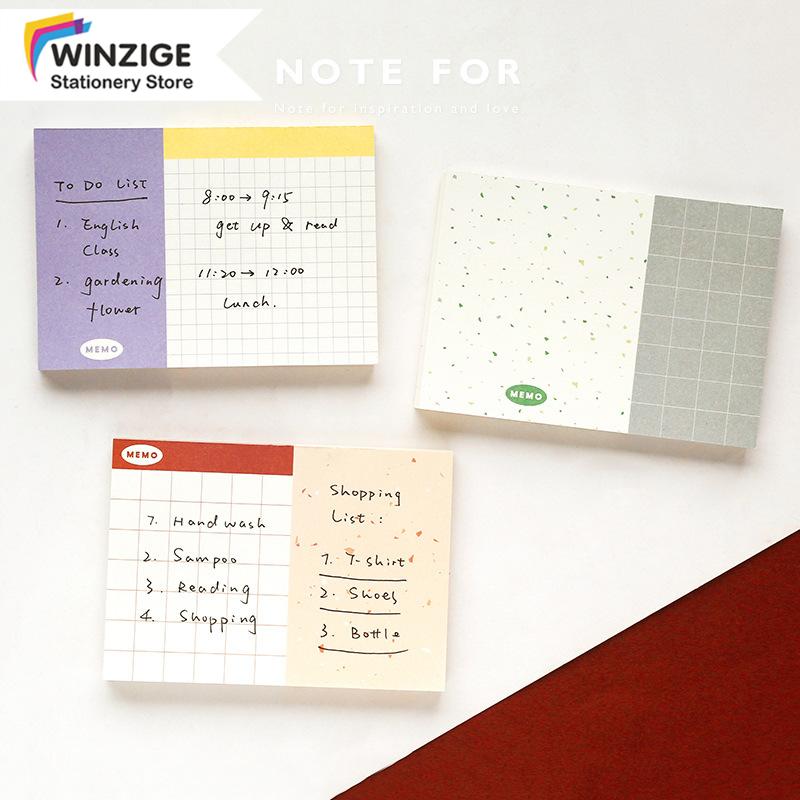 

Kertas Memo Bentuk Kotak-Kotak Untuk Scrapbook/Jurnal Diy 80 Lembar