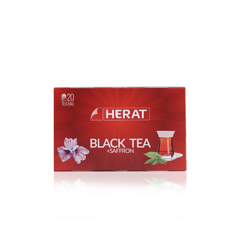 Herat Black Tea Saffron Minuman Seduh 100% Original