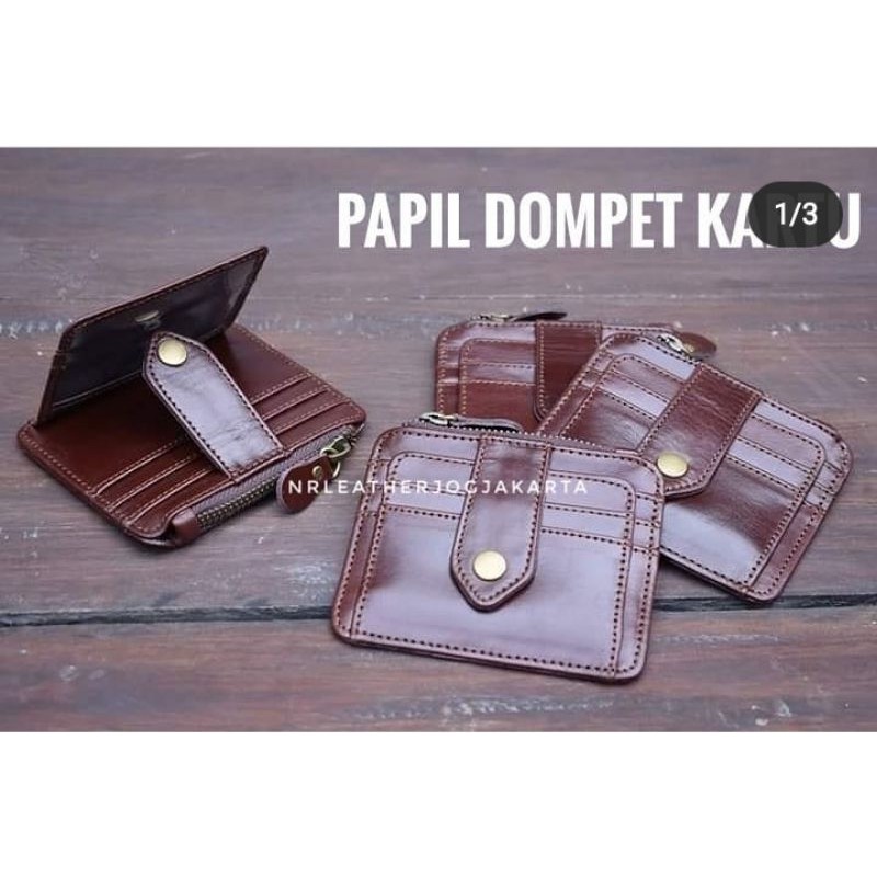 DOMPET KARTU KULIT IMUT NR LEATHER