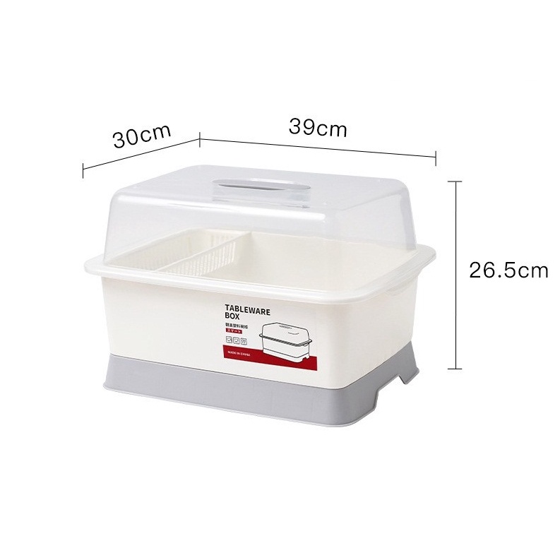 Rak Piring Plastik Rak Pengering Piring/Mangkok/Sendok Rak Dapur