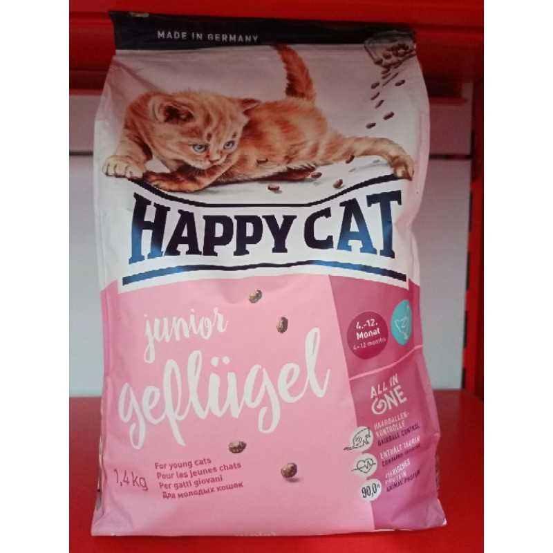 Happy Cat Junior Gefligel Poultry kitten 1,4 kg | makanan kucing anakan happy cat
