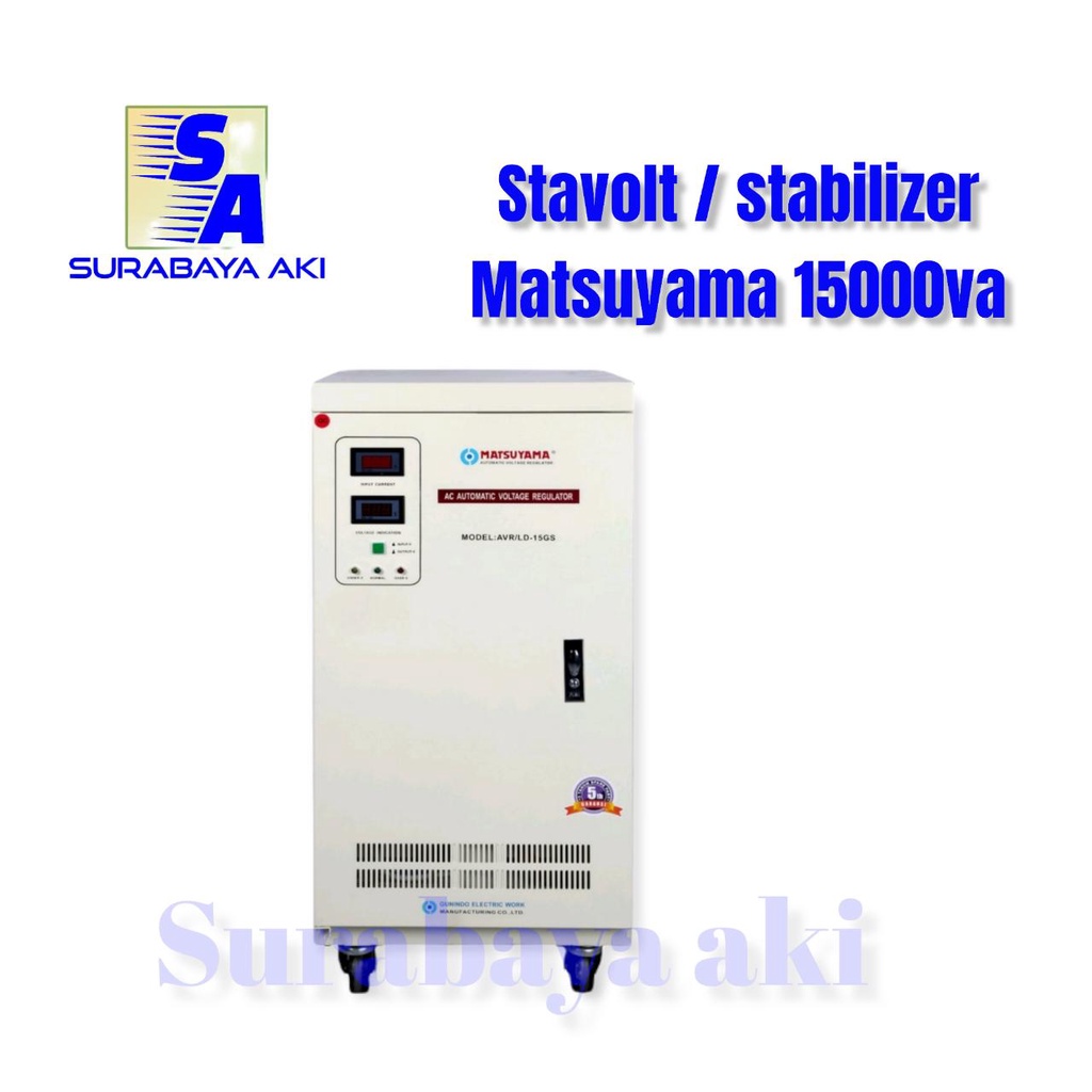 MATSUYAMA 15 KVA-LD 140V 1P Digital AVR STAVOLT 15000VA 15GS 15 kva STABILIZER MATSUYAMA 15000 VA IP SINGLE PHASE