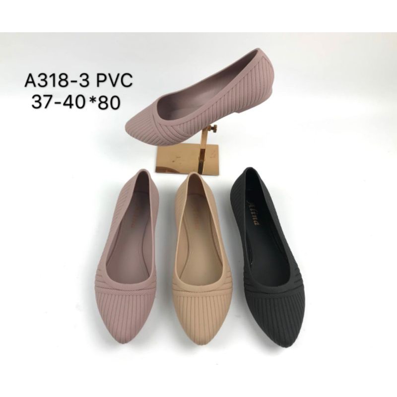 Flatshoes Jelly Casual A318-3 PVC