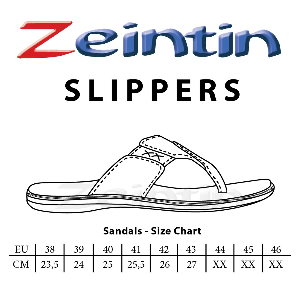 Zeintin - Sandal Kulit Sintetis Pria Original Sendal Pria Casual Slop Terbaru Pria Kekinian Sandal Pria Sandal Cowok AM