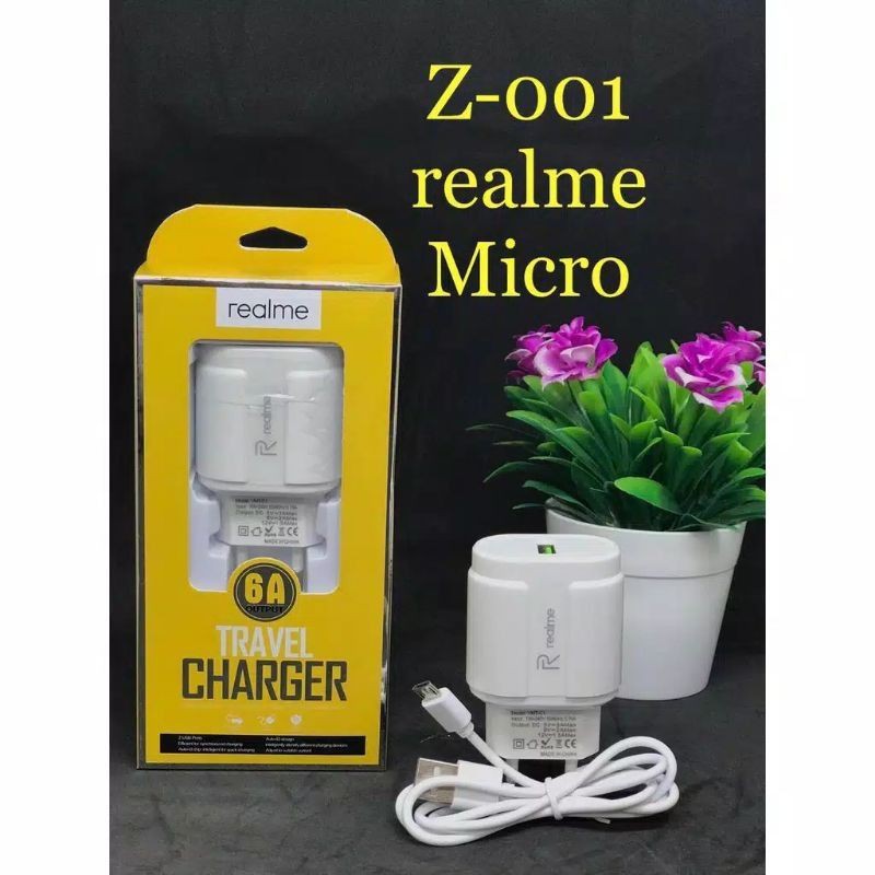 TRAVEL CHARGER REALME 6A 1USB CHARGER CASAN REALME 6A 1USB Z-001