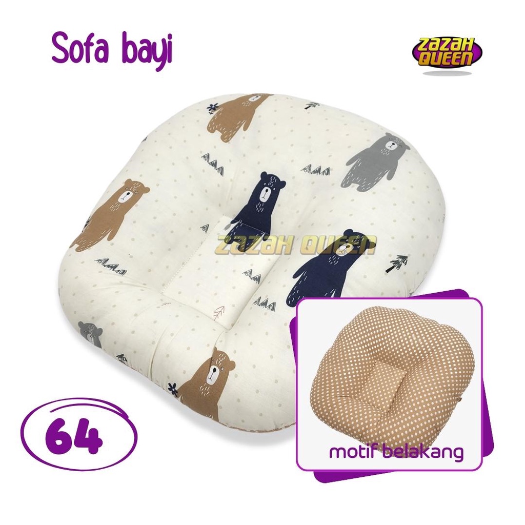 [BARU] Sofa Bayi Multifungsi / Kasur Bayi Empuk - Motif 71