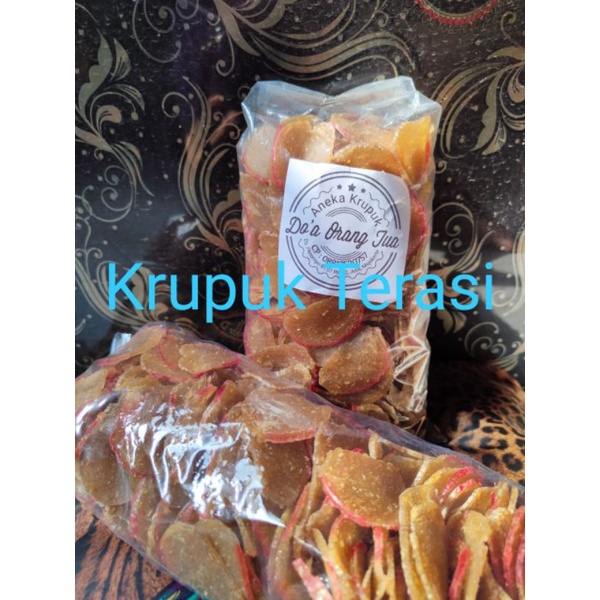 

kerupuk Terasi mentah