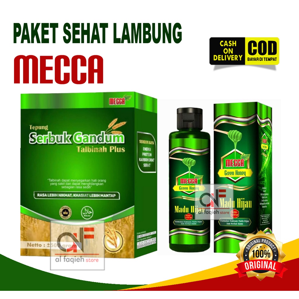 

[PAKET SEHAT LAMBUNG] Madu Hijau Herbal Lambung Asli 210 Gram Plus Tepung Gandum Talbinah 500 Gram Mengatasi Maag dan