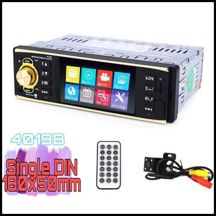 Promo Terbatas Tape Mobil Single Din Mp5 Media Player With Rear View Camera Function