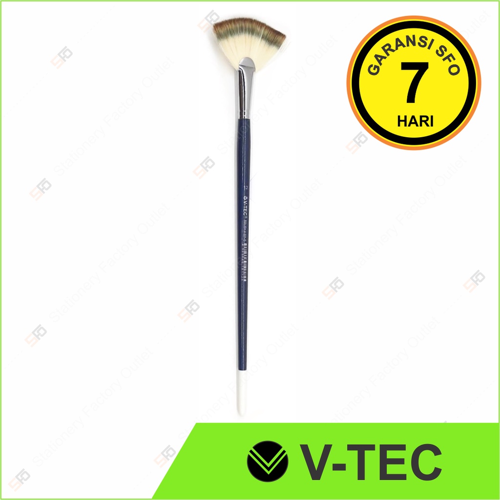 

Kuas Lukis Kipas V-Tec 801-S Satuan - Fan Paint Brush No. 12