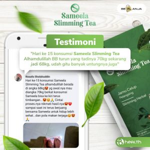 

Sameela Slimming Tea Teh Celup Pelangsing penurun berat badan diet pelancar asi daun jati ampuh peluntur lemak hijau alami aman pegagan ramuan jepang jamu sehat BPOM Halal MUI berlanja menurunkan berat badan