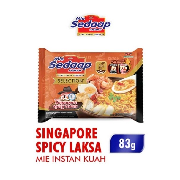 

Sedaap Mie Instant Selection Singapore Spicy Laksa 83 gr