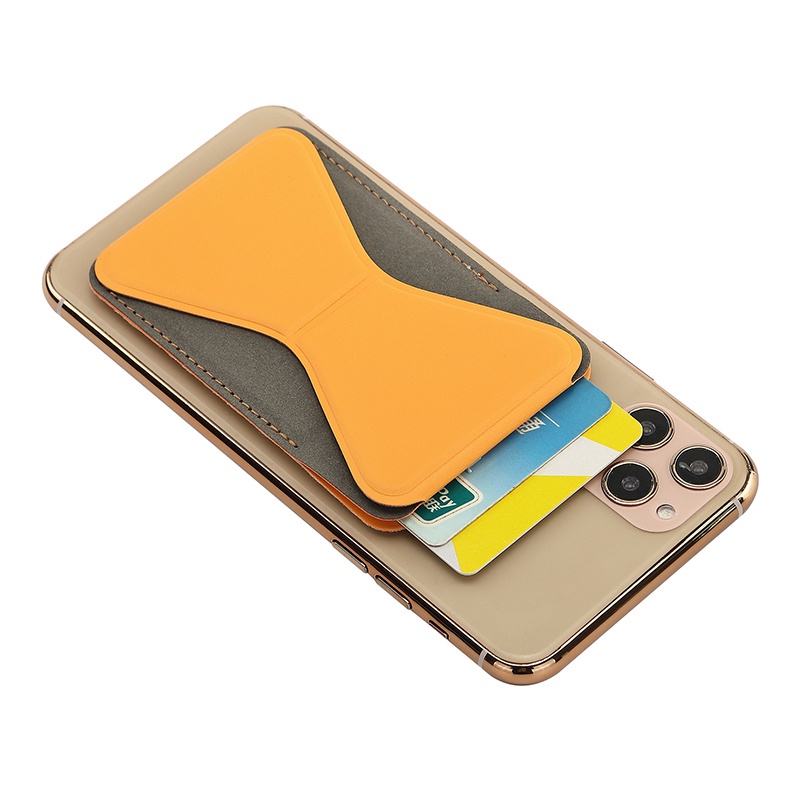 CS001 Phone Holder Hp Magnetic 3 In 1 Sticky Card Holder Sticker Folding Tempat Kartu Handphone S1160