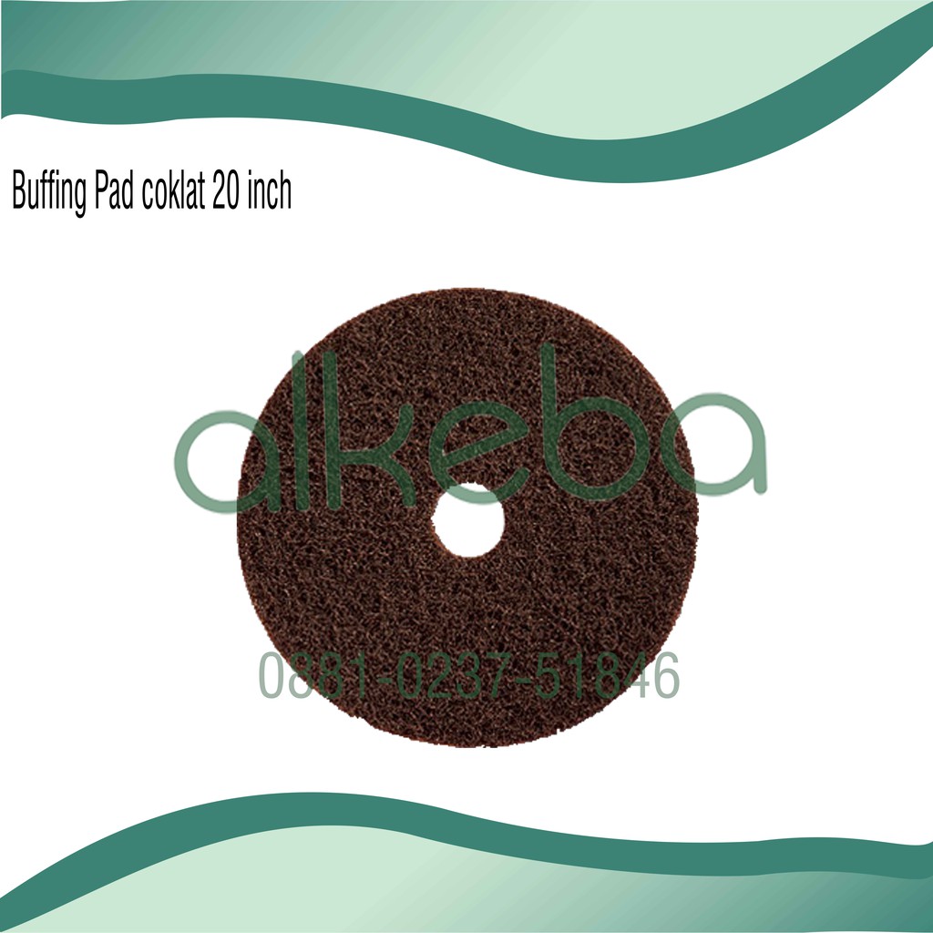 Buffing pad 3M coklat 20 Inch / buffing pad coklat 20 inch