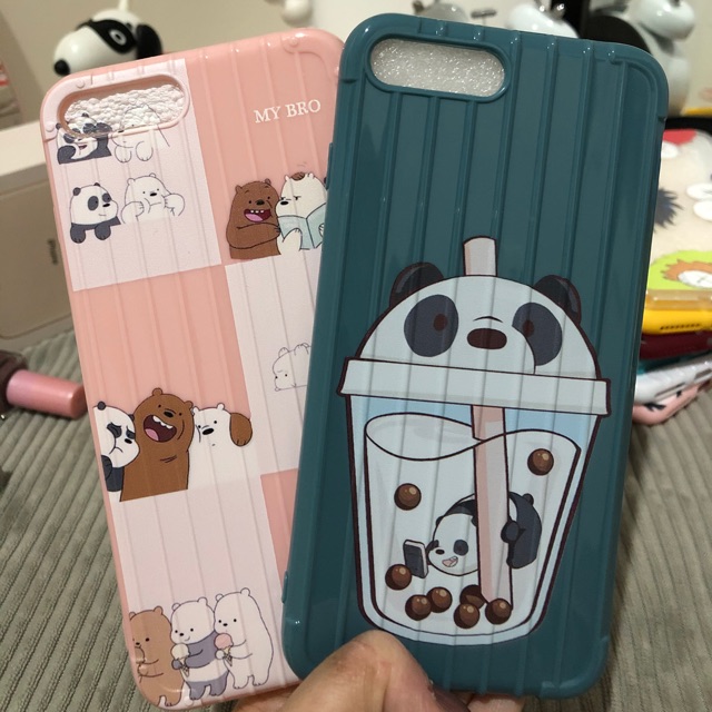 Softcase iPhone 7+/8+ Rimowa Pink and Tosca