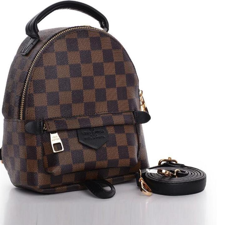 Recomended.. REAL PICT  ASLI IMPORT ransel lv mini PREMIUM backpack nagita tas wanita tas punggung i