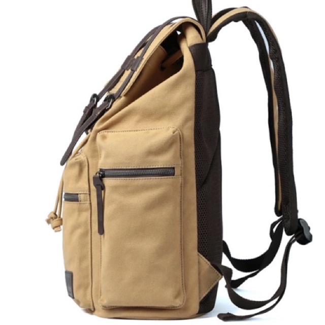 GHbag Klub New Arrival - Tas Ransel canvas IAC Backpack Up to 16 inch - Tas Pria Tas Wanita Daypack