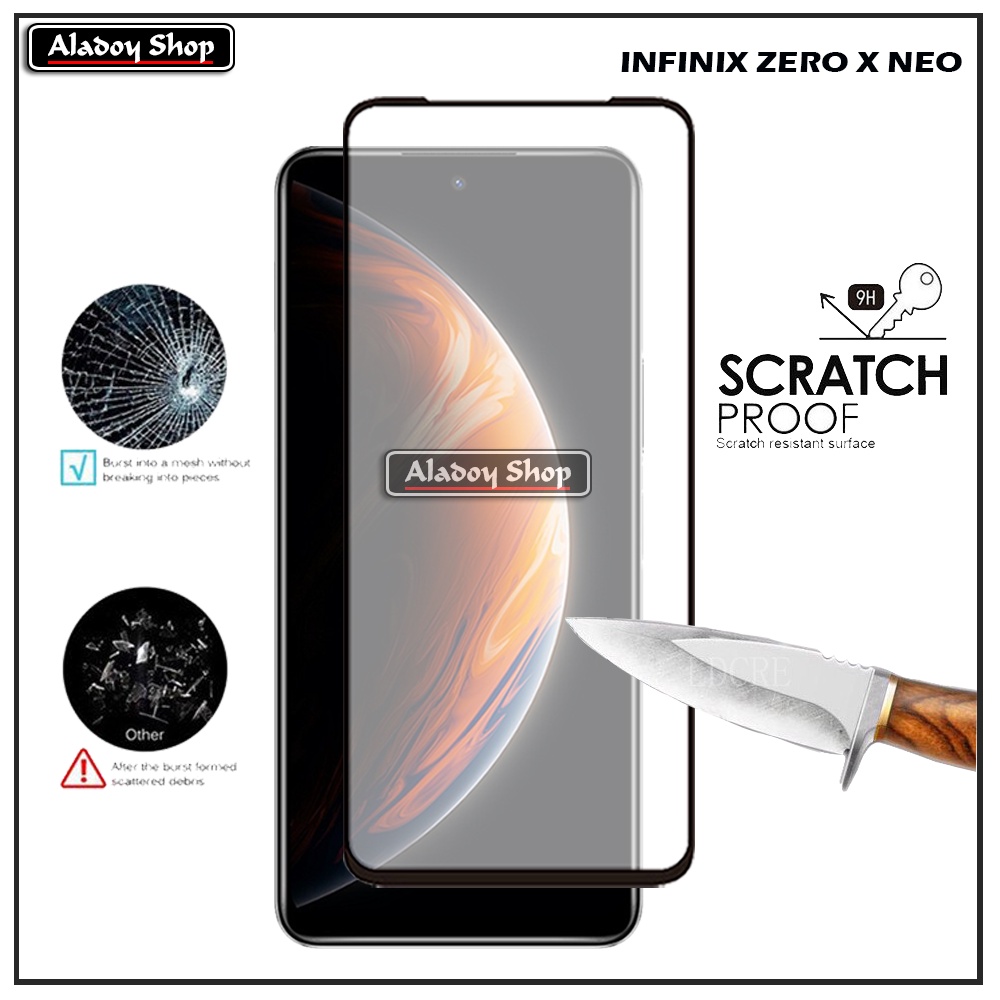 PAKET 2 IN 1 Tempered Glass Layar INFINIX ZERO X NEO 2021 + Tempered Glass Camera