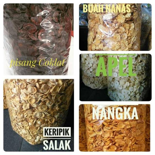 

Kripik Buah Nanas, Salak, Pisang, Nangka, Apel