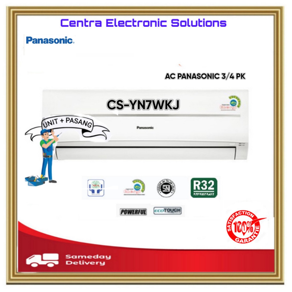 Ac Panasonic CSYN7WKJ AC Split Standard Non Inverter 3/4Pk-Gratis Pemasangan