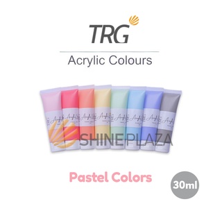 TRG Acrylic Colour Pastel 30 ml - Cat Akrilik Kanvas Lukis Canvas Paint Acrylic Color 30ml