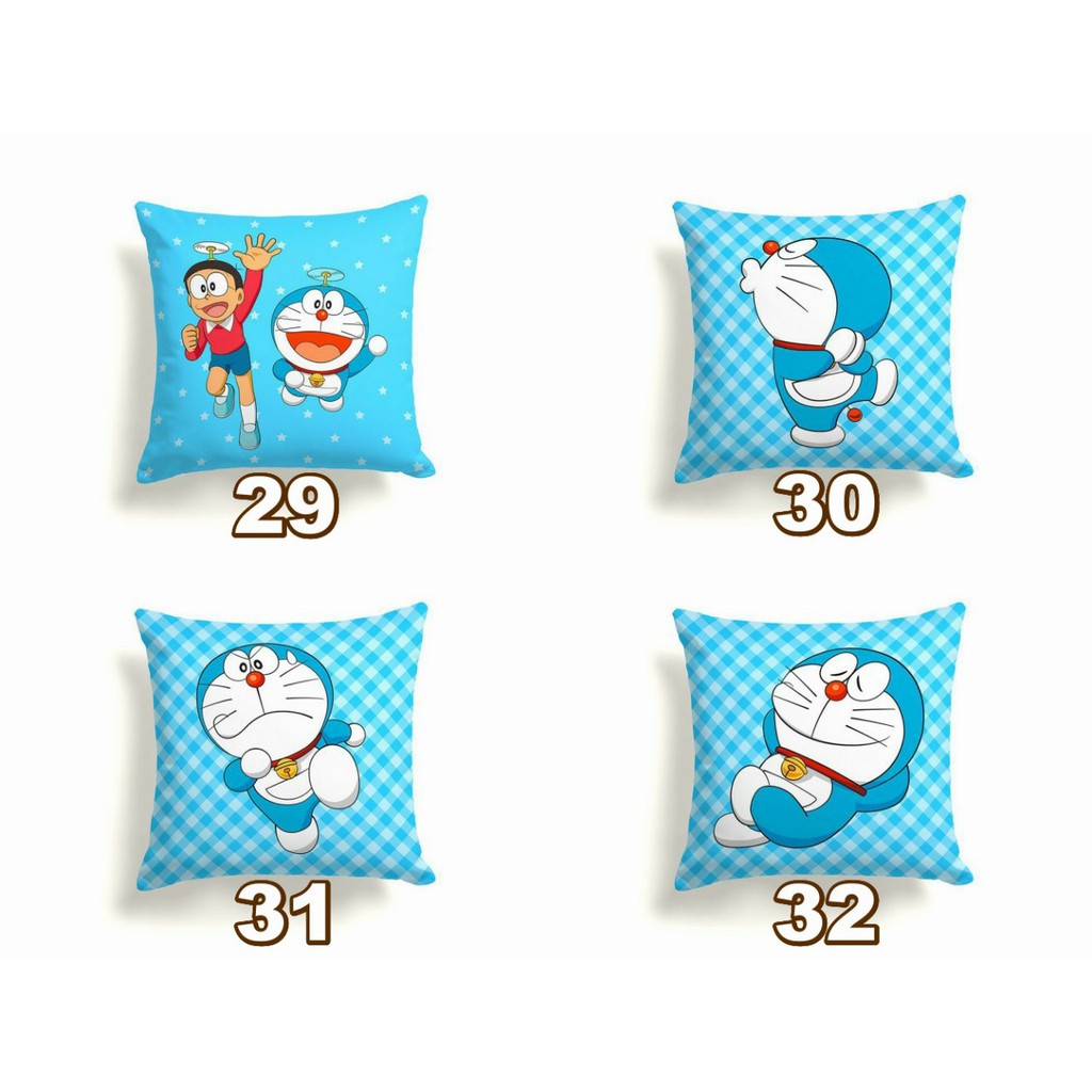 Bantal Kursi Sofa Doraemon  Ukuran 40x40 cm Shopee 