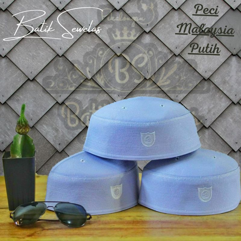 BAJU KOKO TERBARU KOKO MODERN KOKO MOTIF SINERGI KOKO HADROH HILWA-Peci Putih Malaysian