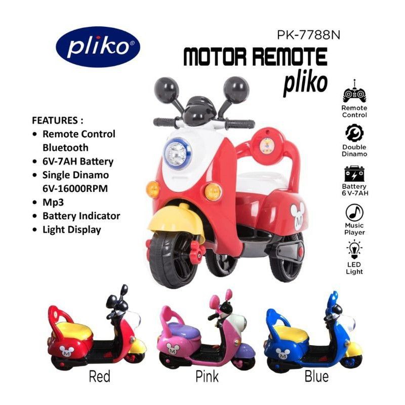 Motor Aki Anak pliko Mickey 7788