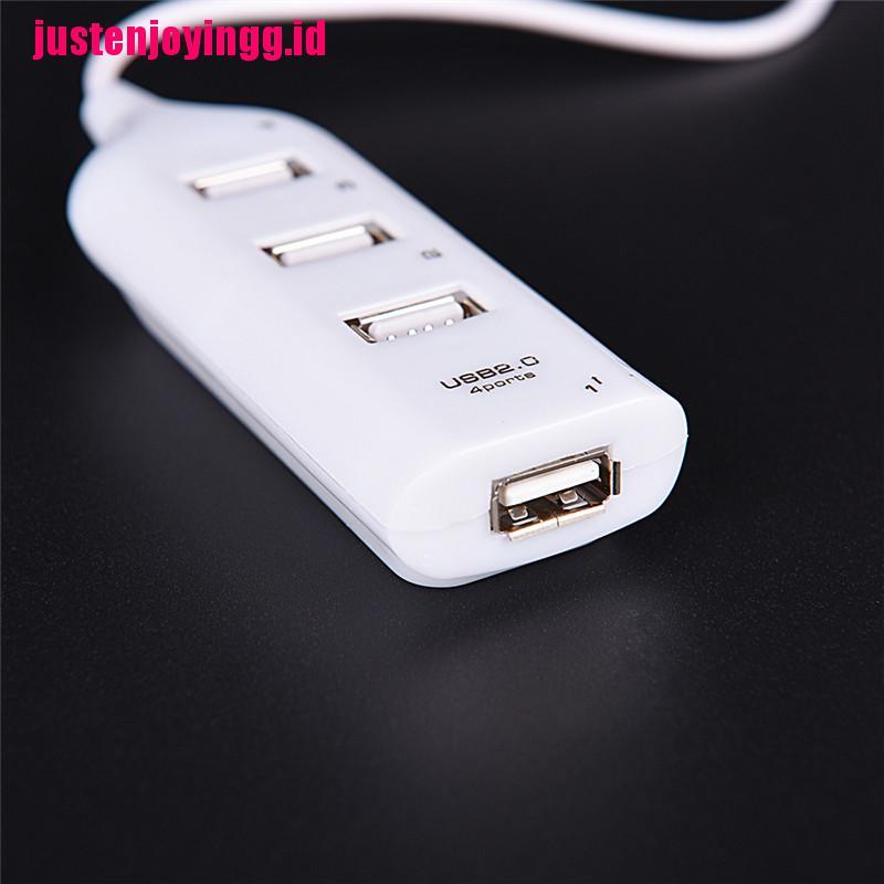 Adaptor Splitter Hub 4 Port USB 2.0 Kecepatan Tinggi Untuk PC Komputer Laptop