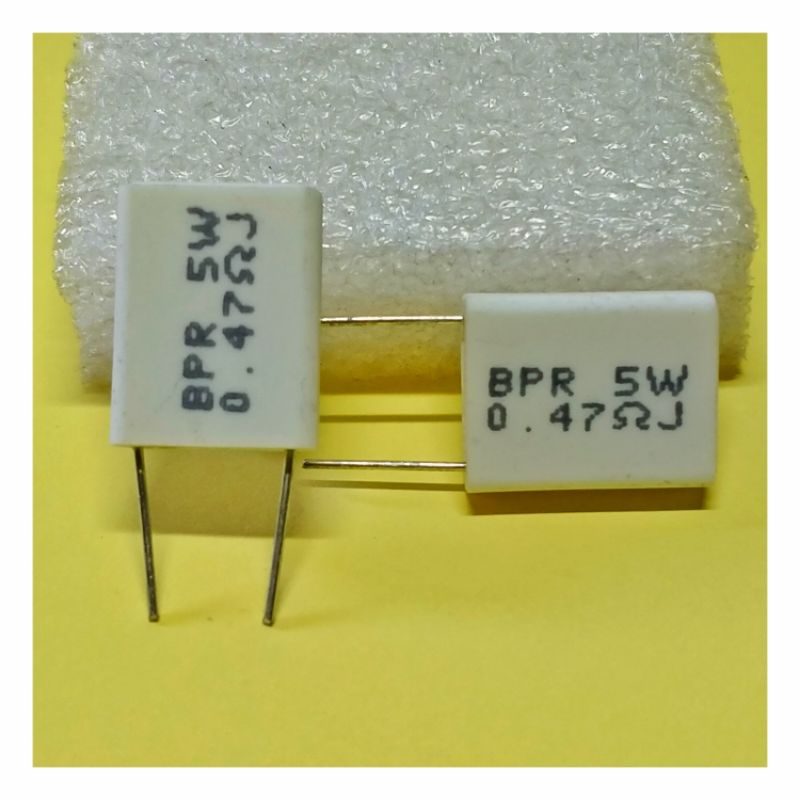 resistor BPR 0.47ohm 5watt