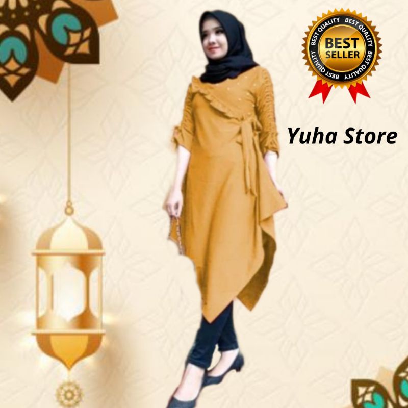 Atasan wanita murah  Tunik polos wanita Oscar tunik