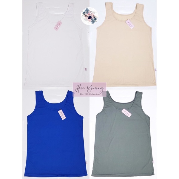 Singlet Wanita Jumbo / XXL / Tanktop Cewek Tali Lebar XXL-1