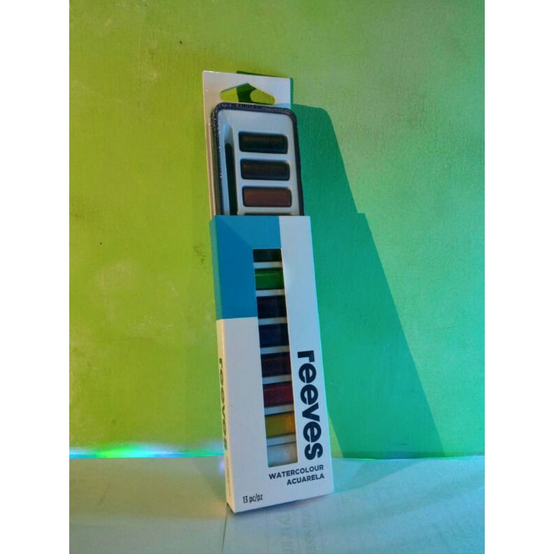 

REEVES 12set W/C METAL TIN