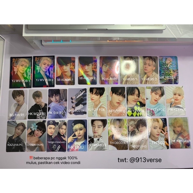PT 3 TXT PHOTOCARD PC BENE POB LUCKY DRAW LD M2U YES24 SOOBIN YEONJUN BEOMGYU TAEHYUN HUENINGKAI MIN