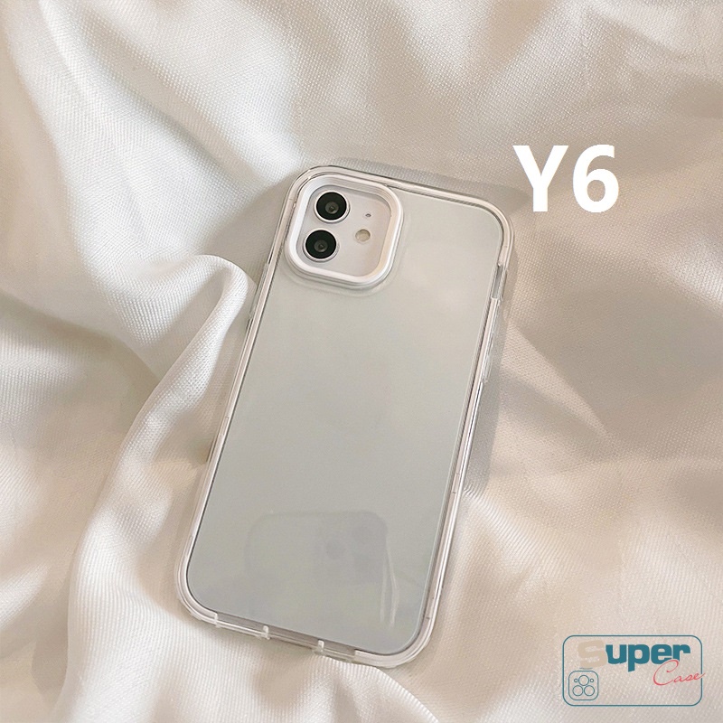 Case Warna Permen Oppo A17 A57 A95 A74 A15 A77s A16 A77 A55 A16K A16E A96 A16s A76 A54 A7 A12 A1k A52 A72 A92 A5s A3s A9 A5 A15s A35 Reno 5F 3-in-1 Simple Shockproof Cover